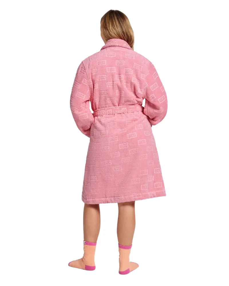 1152746 Macaron UGGBlock Jacquard Lenore Terry Robe