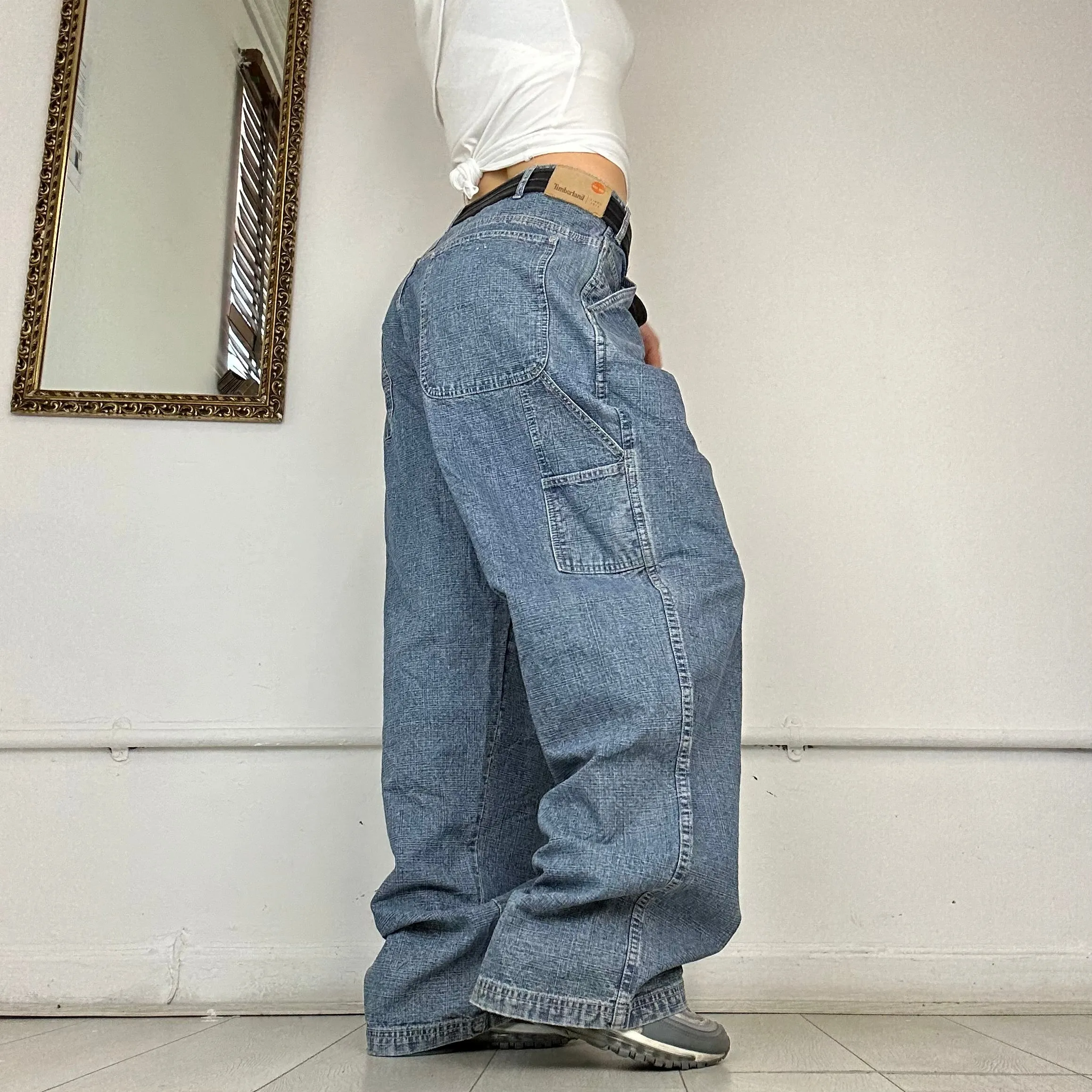 90's baggy jeans by timberland