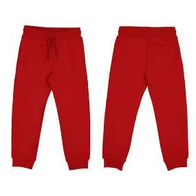 Basic Cuffed Fleece Pant-Mars