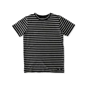 BOYS SS CLASSICS TEE - Black Stripe