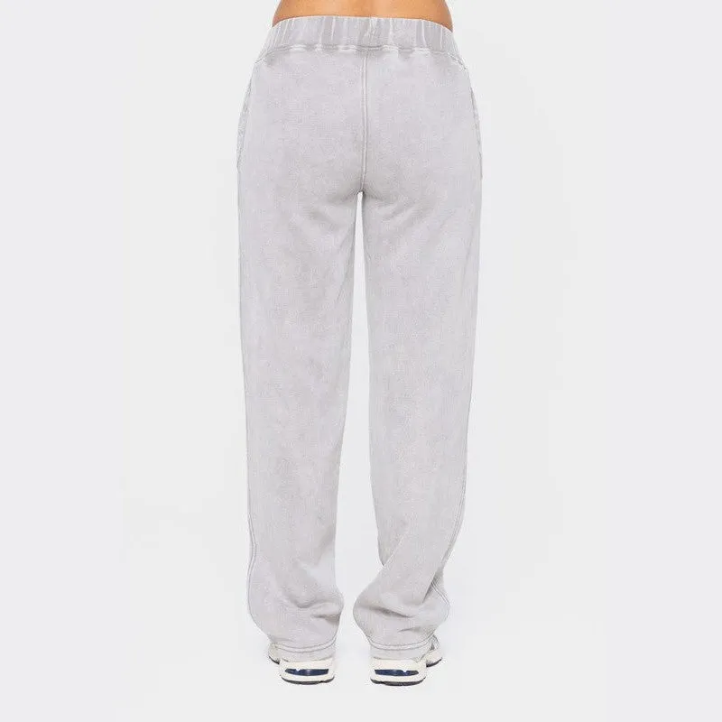 Chlling Out Elastic Waist Fleece Pants