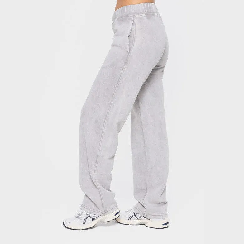 Chlling Out Elastic Waist Fleece Pants