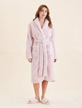 Cosy Mid-Length Plush Robe