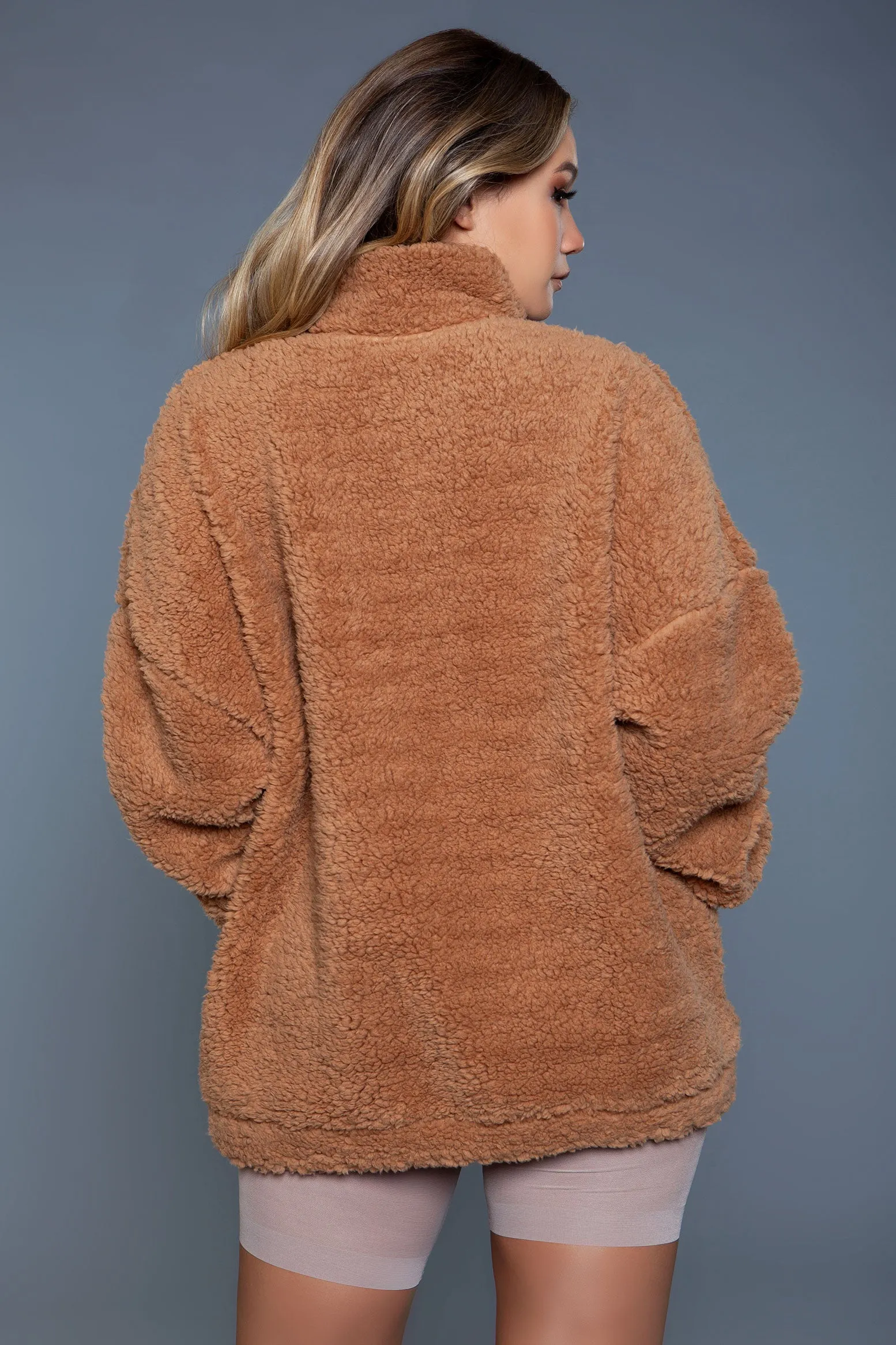 Daphne Teddy Fur Lounge Jacket