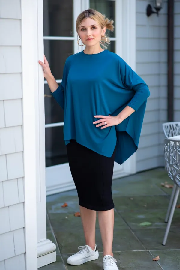 EDEN TOP SOLID JERSEY (TEAL)