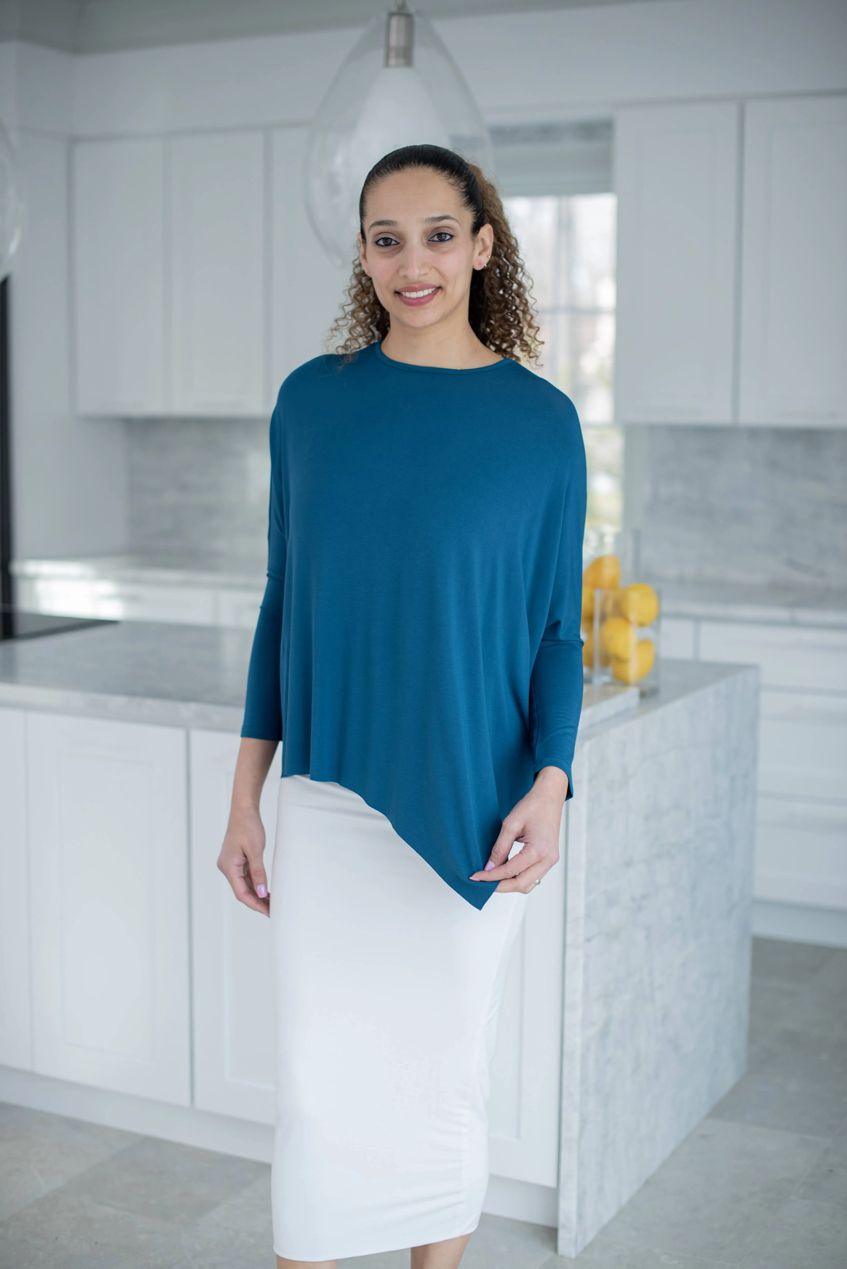 EDEN TOP SOLID JERSEY (TEAL)