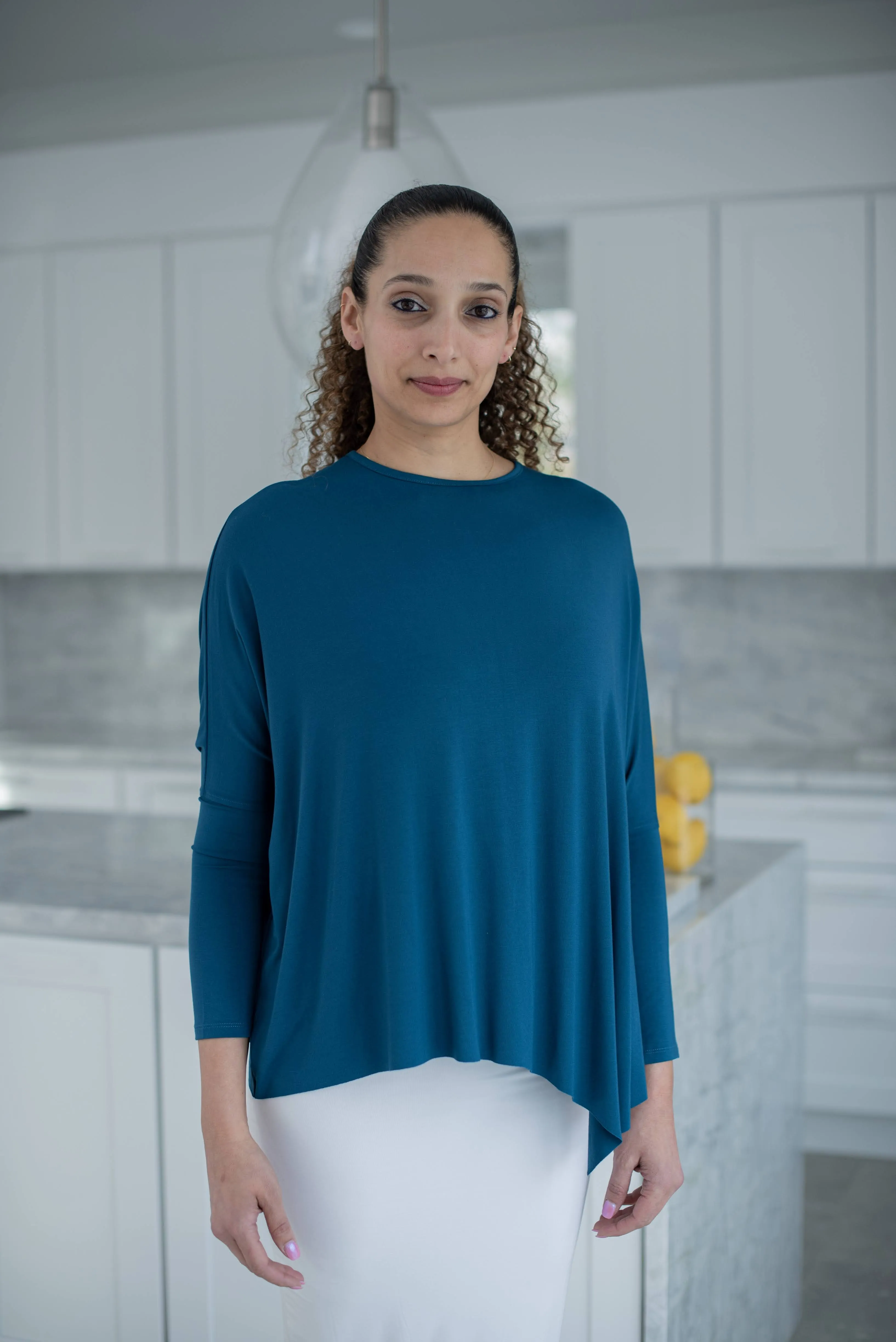 EDEN TOP SOLID JERSEY (TEAL)