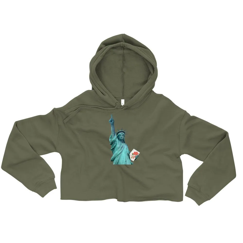 Farsi Book Crop Hoodie