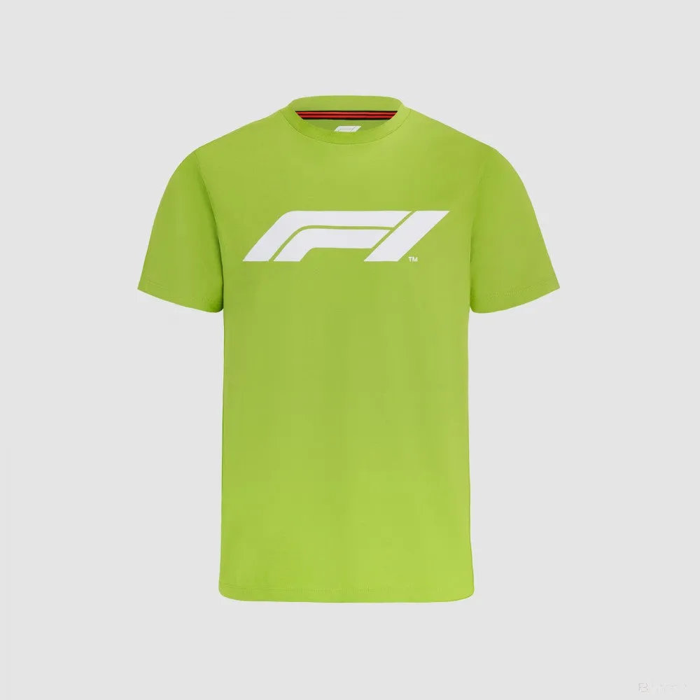 Formula 1 T-shirt, Formula 1 Logo, Lime, 2022