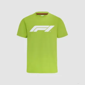 Formula 1 T-shirt, Formula 1 Logo, Lime, 2022