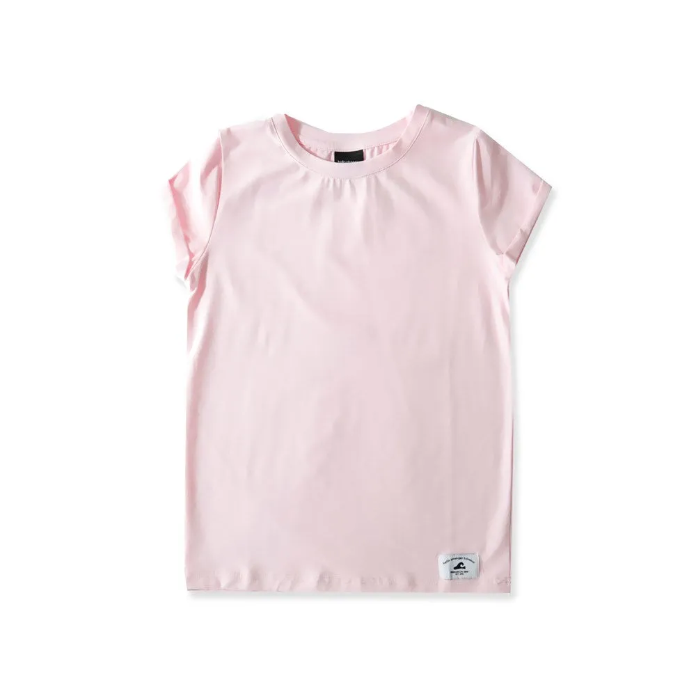 GIRLS SS CLASSICS TEE - Soft Pink