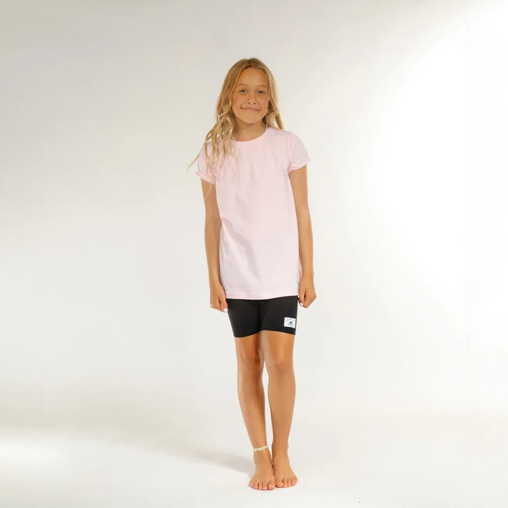 GIRLS SS CLASSICS TEE - Soft Pink