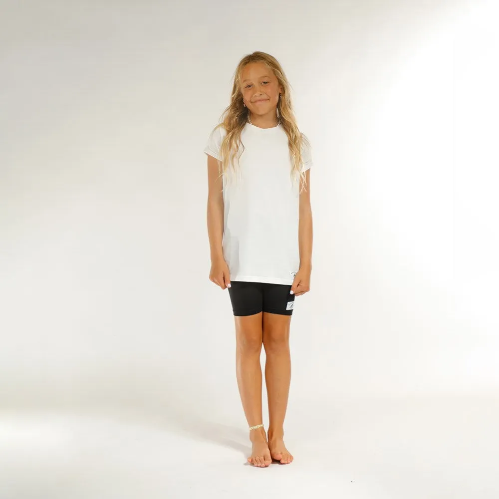 GIRLS SS CLASSICS TEE - Vanilla