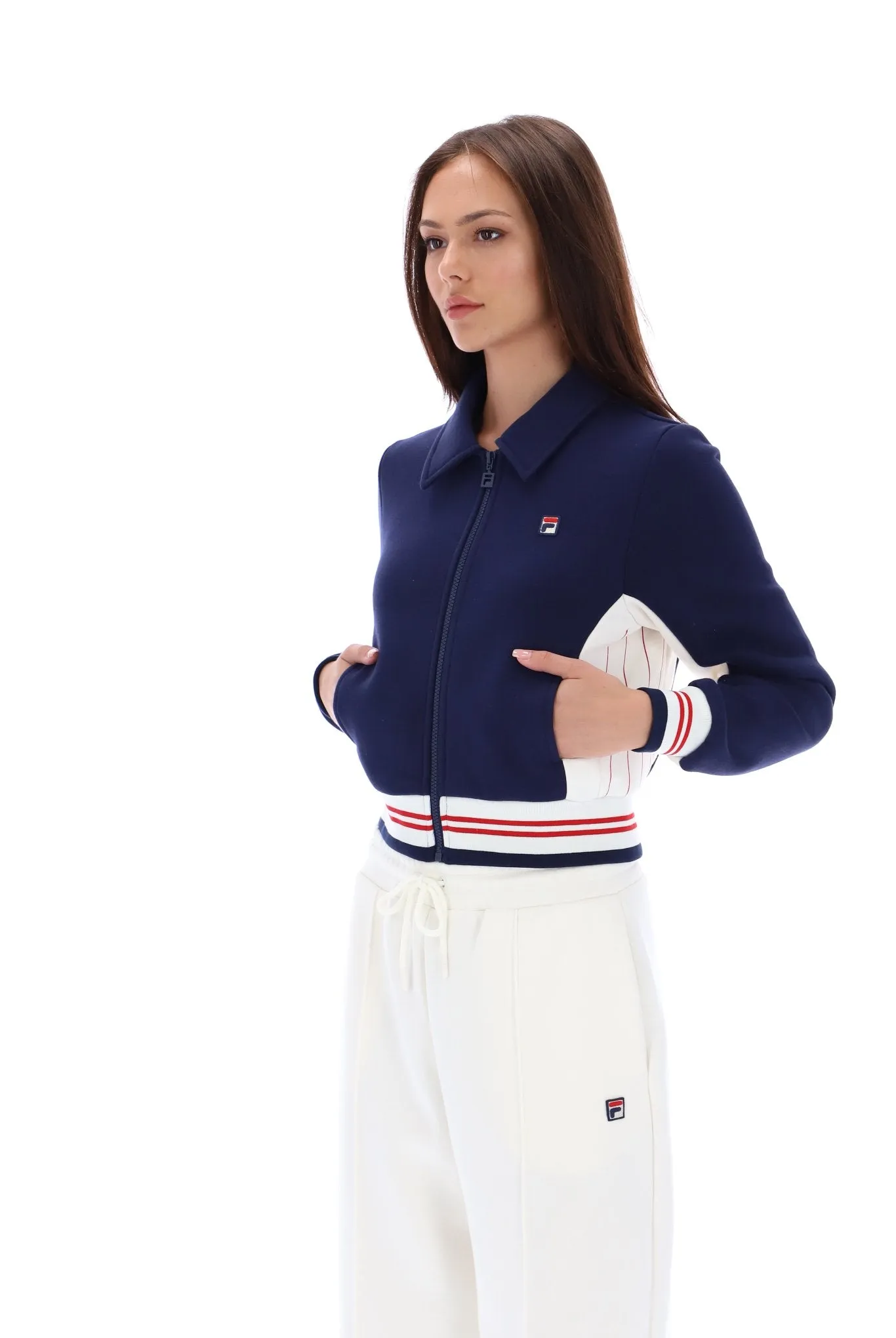 Harper Cropped Track Top