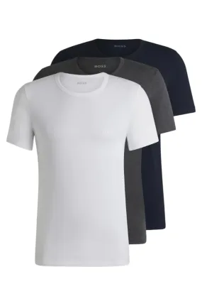 Hugo Boss Orange 3 Pack T-Shirts: GREY/MULTI