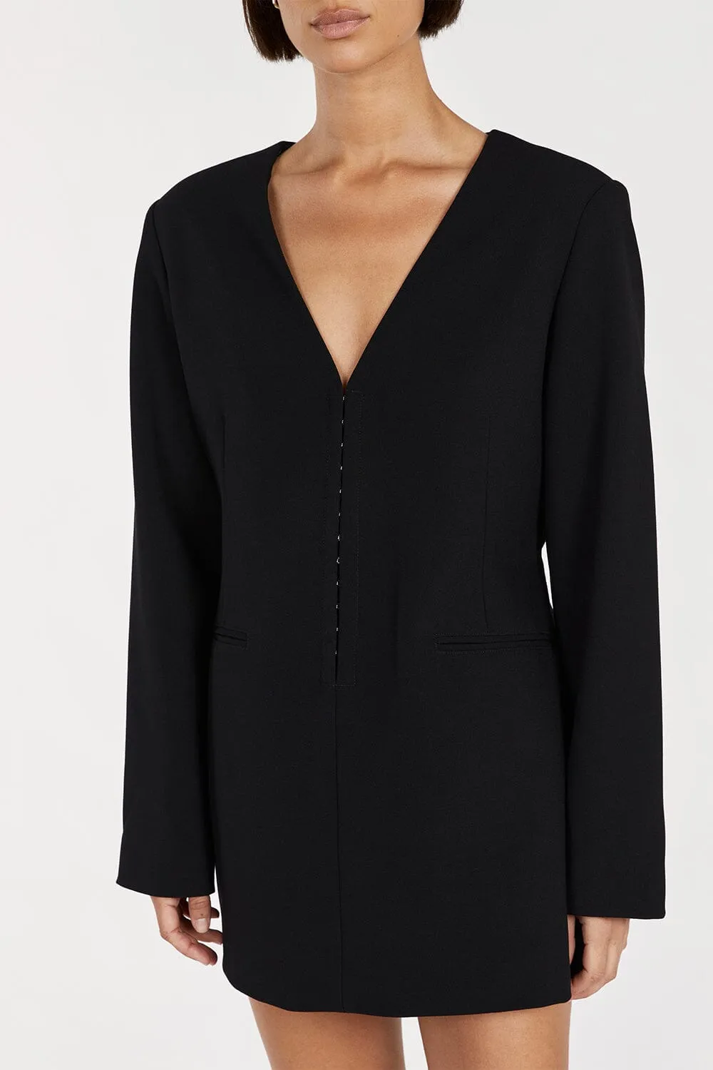 ISSEY BLACK BLAZER MINI DRESS