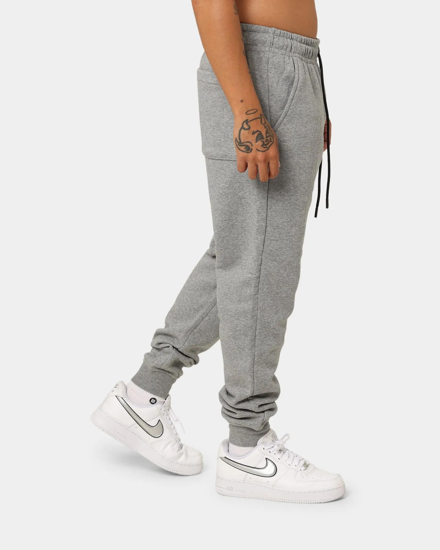 Jordan Essential Fleece Pants White/Black/Carbon Heather