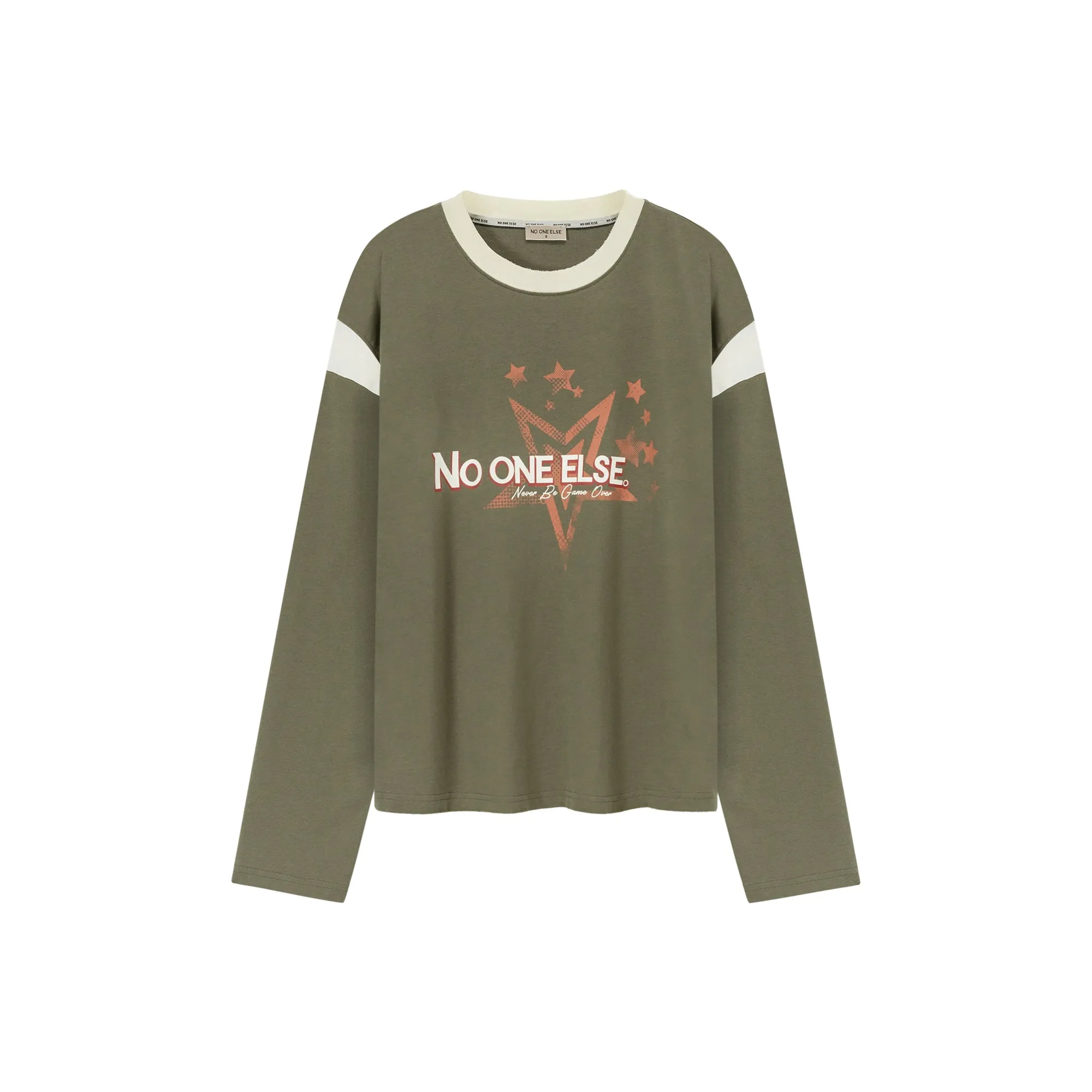 Logo Star Color Long Sleeve T-Shirt