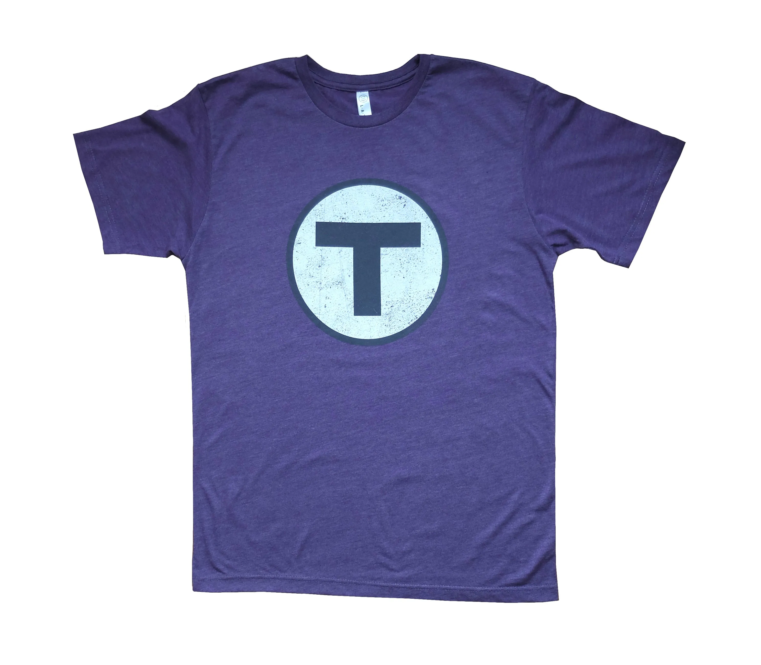 MBTA T Logo Purple T-Shirt (ADULT)