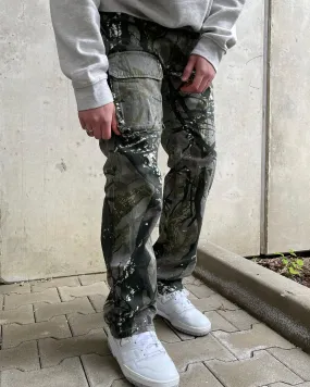 MNML V127 Camo Baggy Denim Jeans Camo