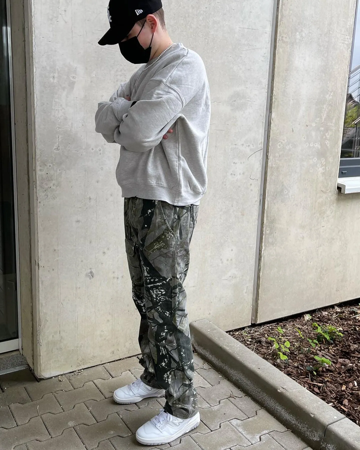 MNML V127 Camo Baggy Denim Jeans Camo