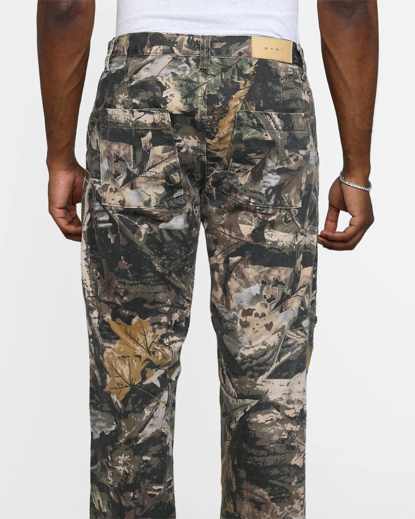 MNML V266 Camo Baggy Denim Jeans Camo