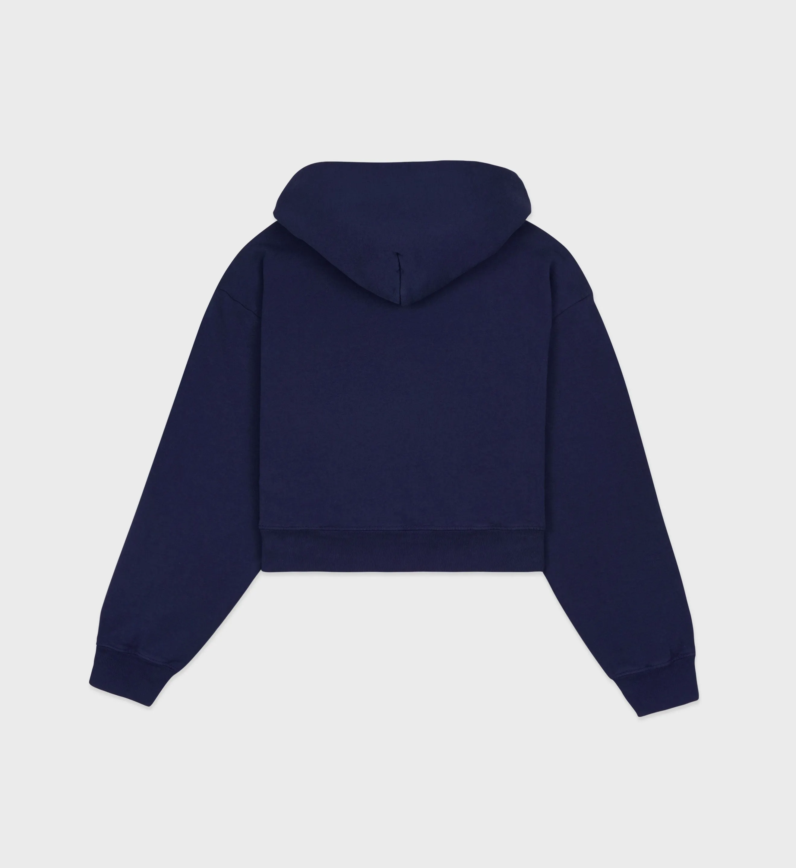 NY Tennis Club Cropped Hoodie - Navy/White