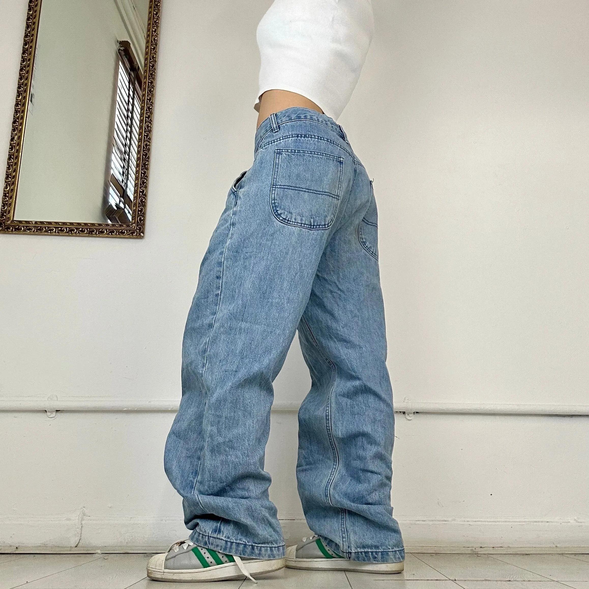 obey baggy cargo jeans