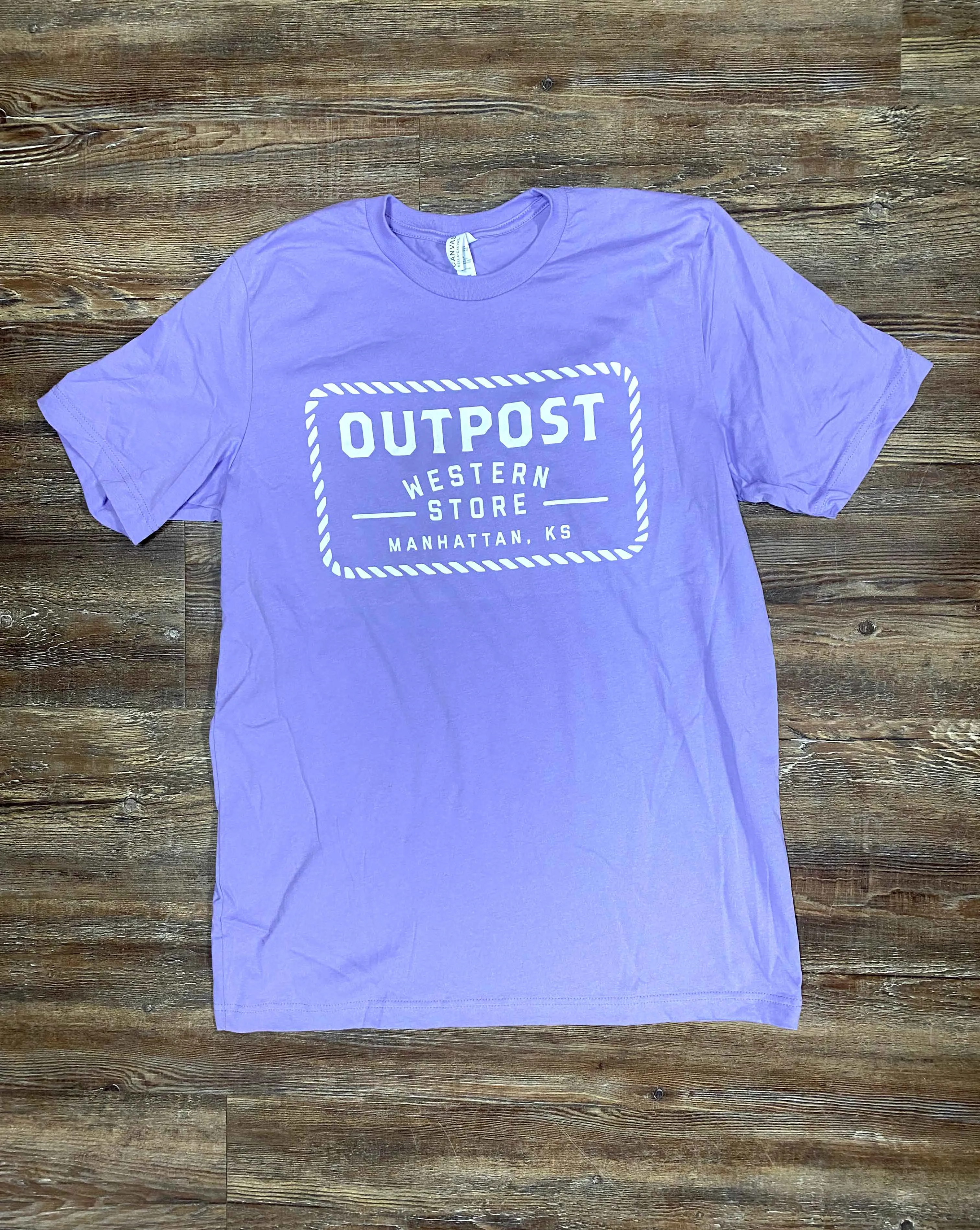 Outpost Lavender Logo T-shirt