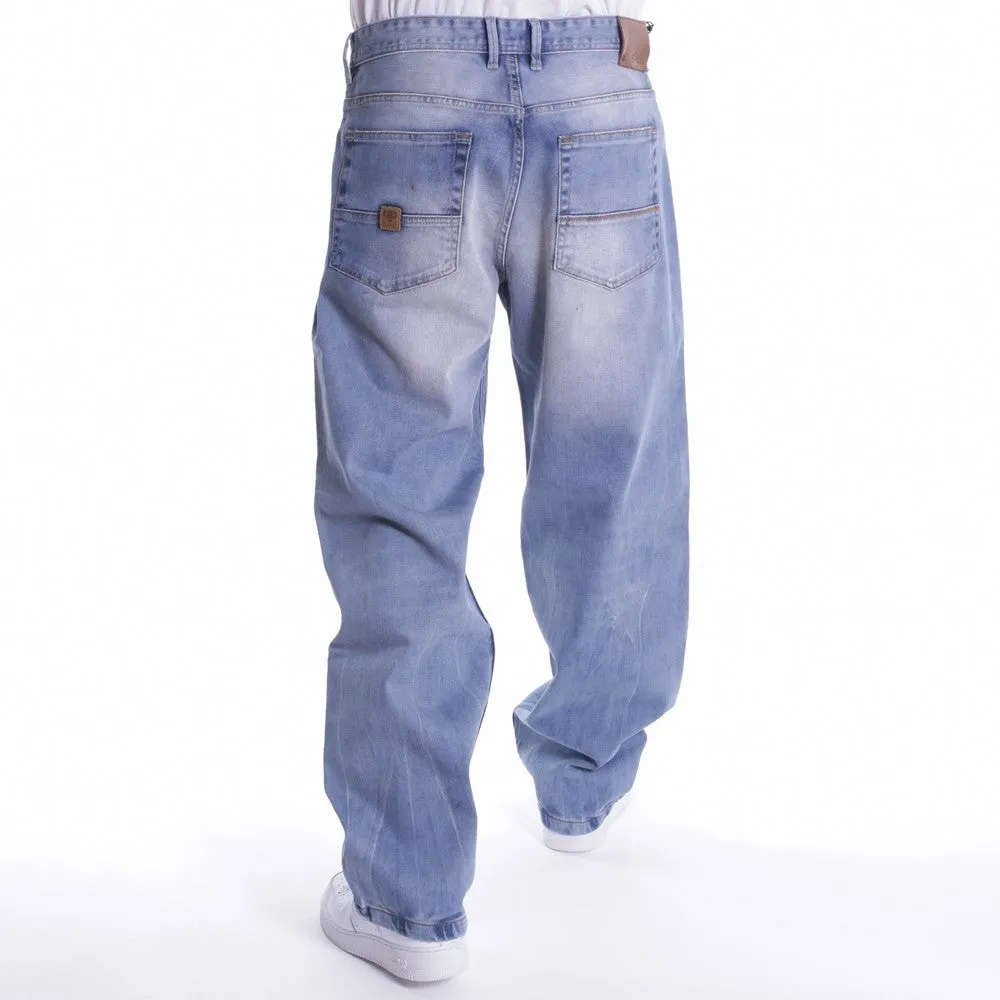 Pelle Pelle Baxter Baggy Denim Jeans Ice Wash