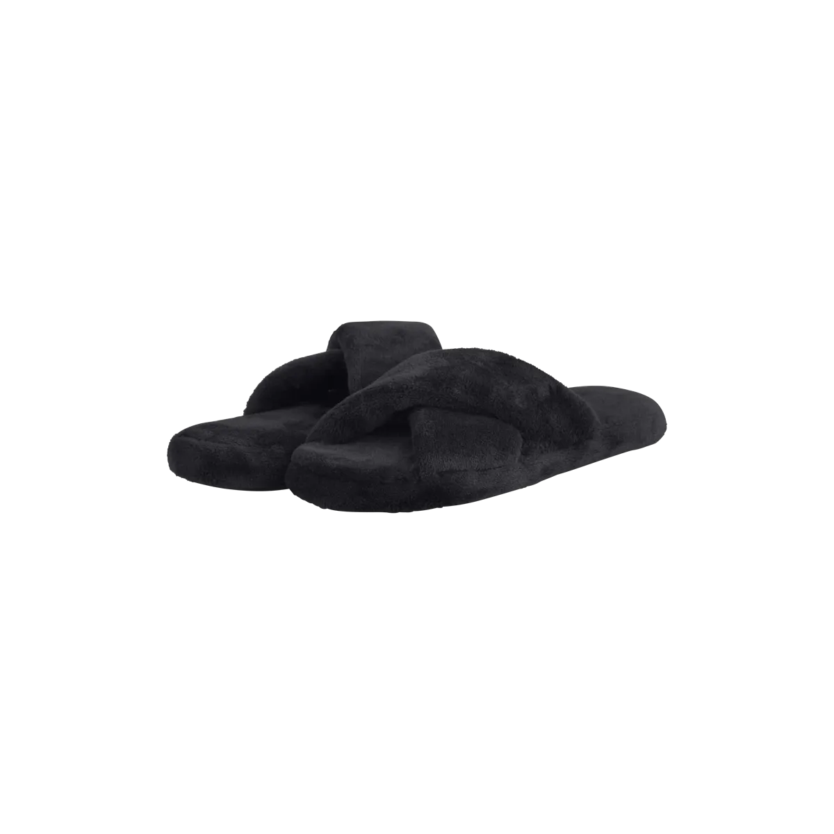 Plush Slipper | Black