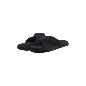 Plush Slipper | Black