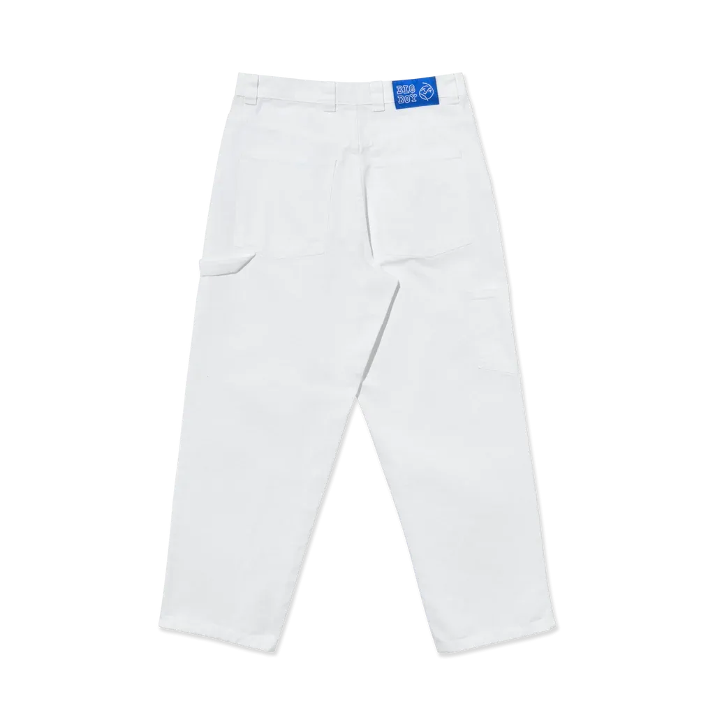 Polar Skate Co Big Boy Work Pants - White