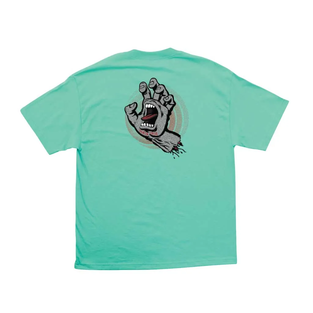 Santa Cruz Amoeba Hand S/S T-shirt - Celadon