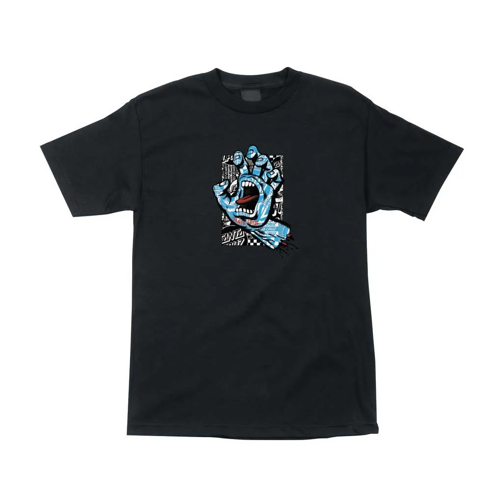 Santa Cruz Flier Hand S/S T-shirt - Black