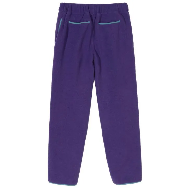 STÜSSY SUMMIT POLAR FLEECE PANT // PURPLE