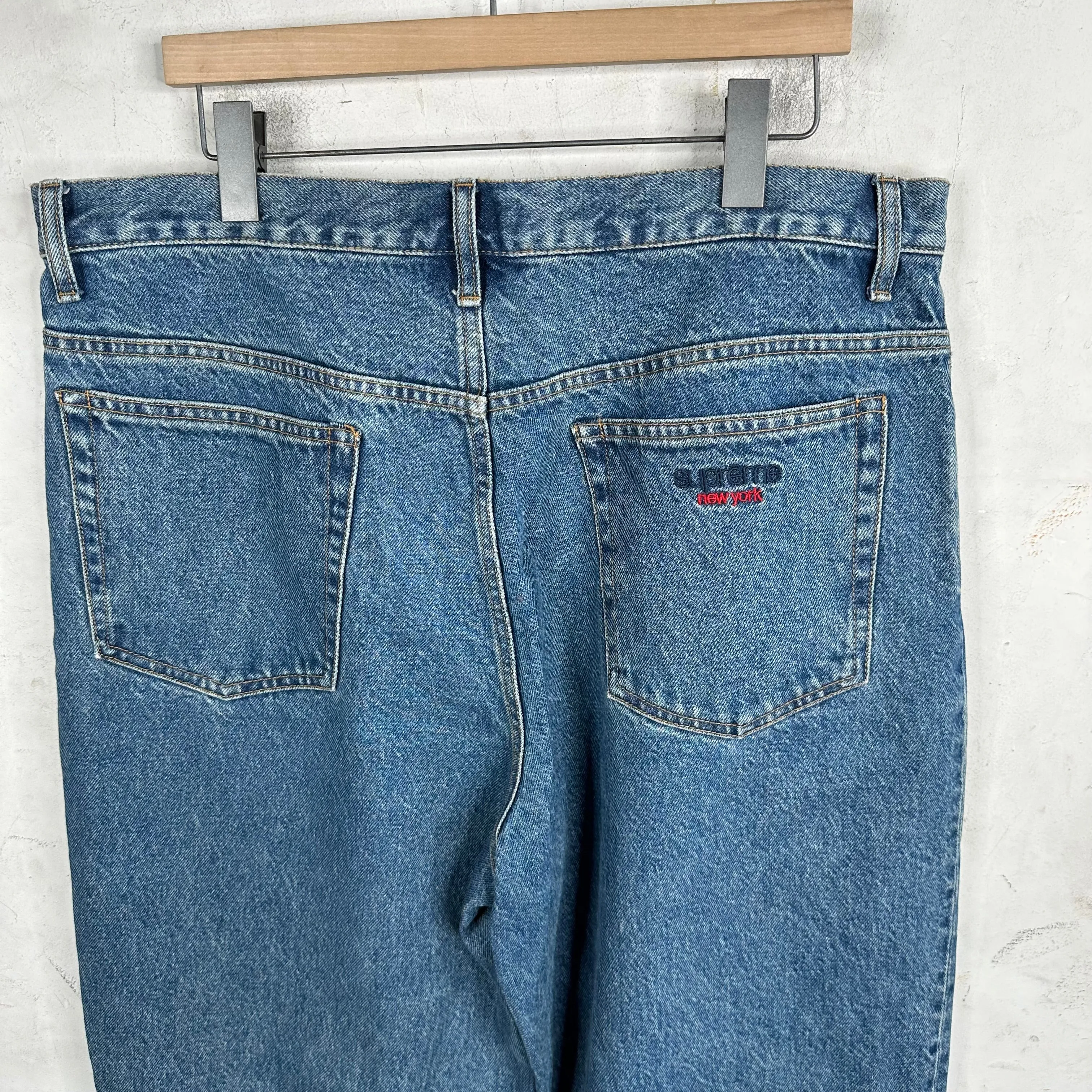 Supreme Baggy Blue Denim