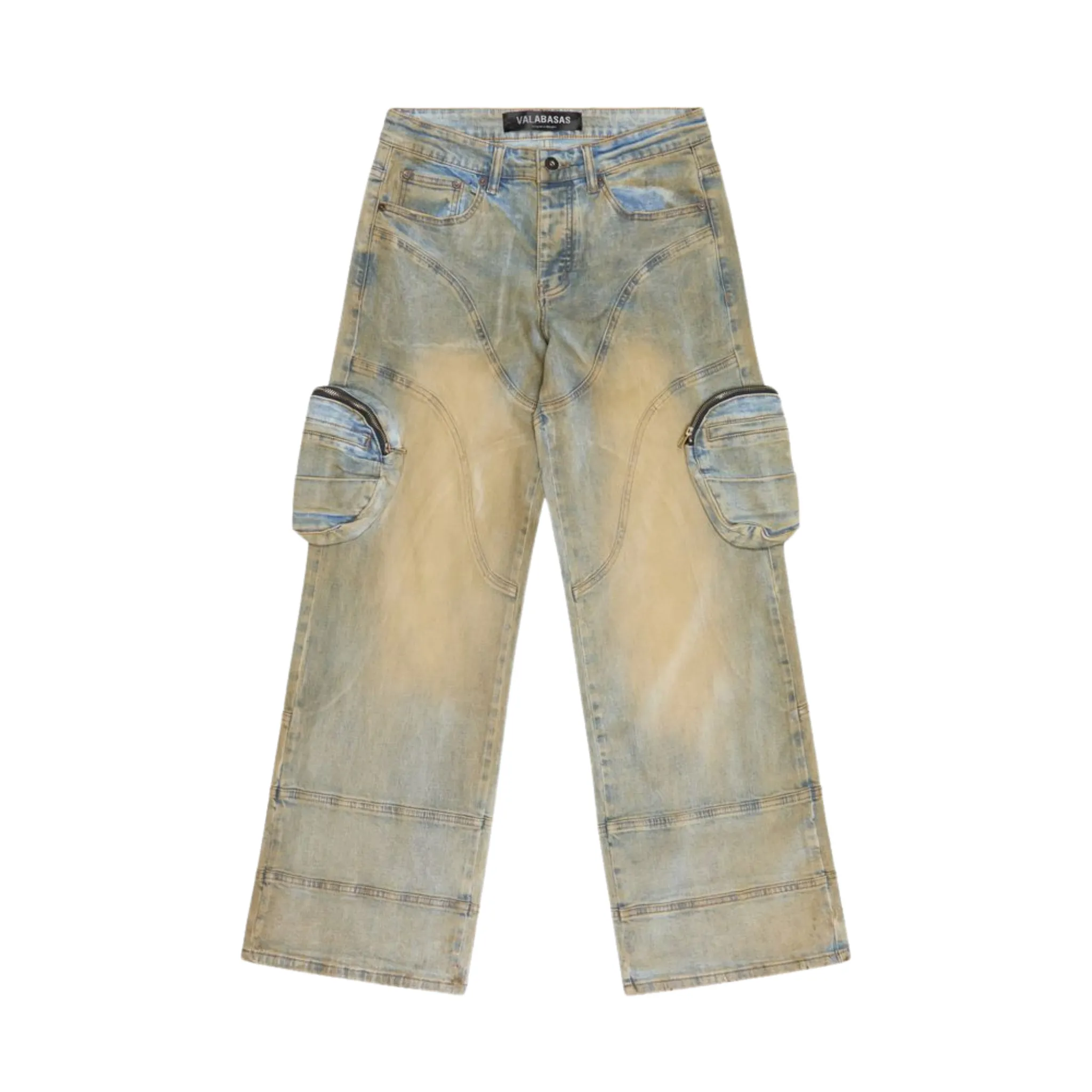 Valabasas "Kneeboard" Baggy Denim Jean (Vintage Wash)