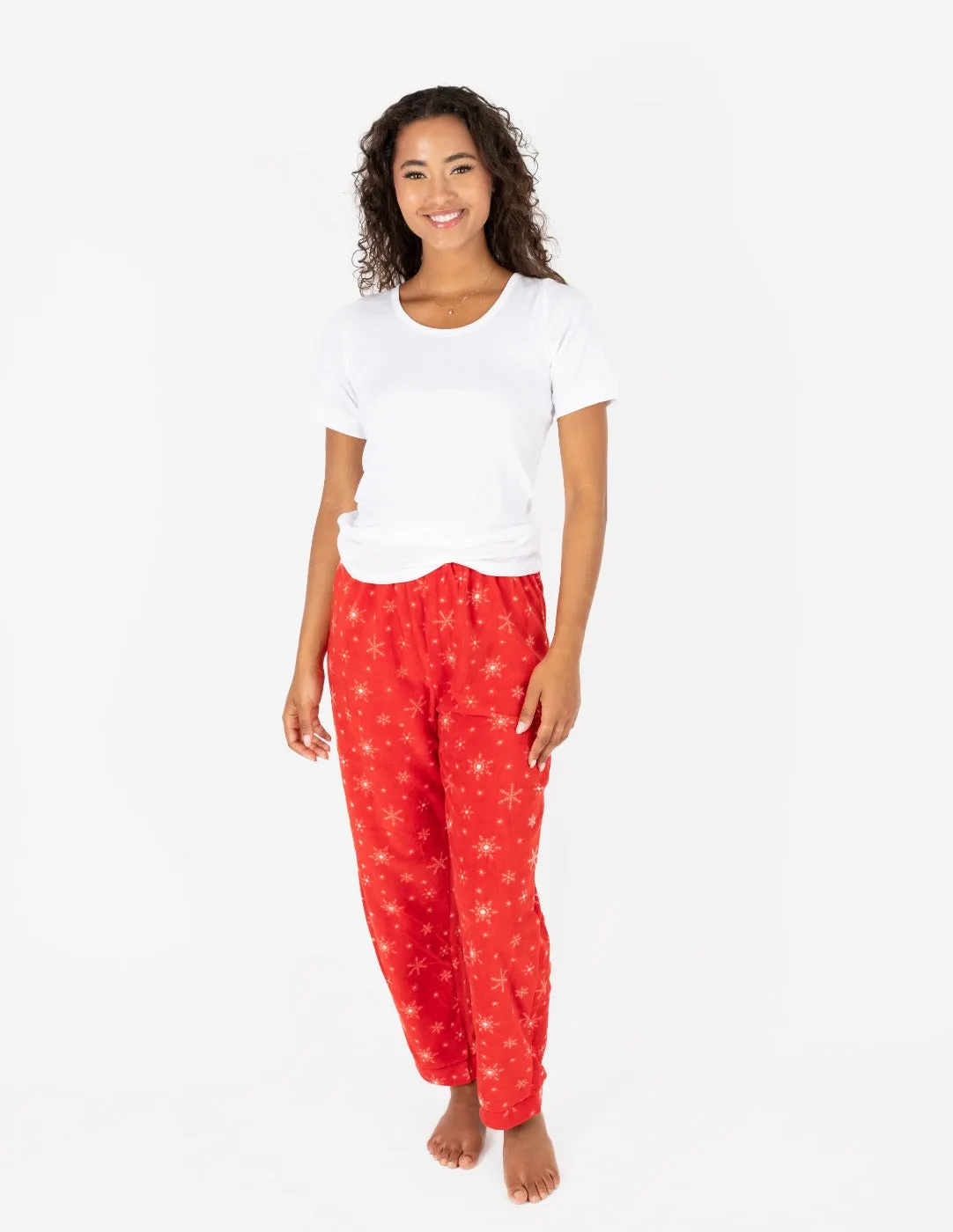 Women's Christmas Fleece Pants