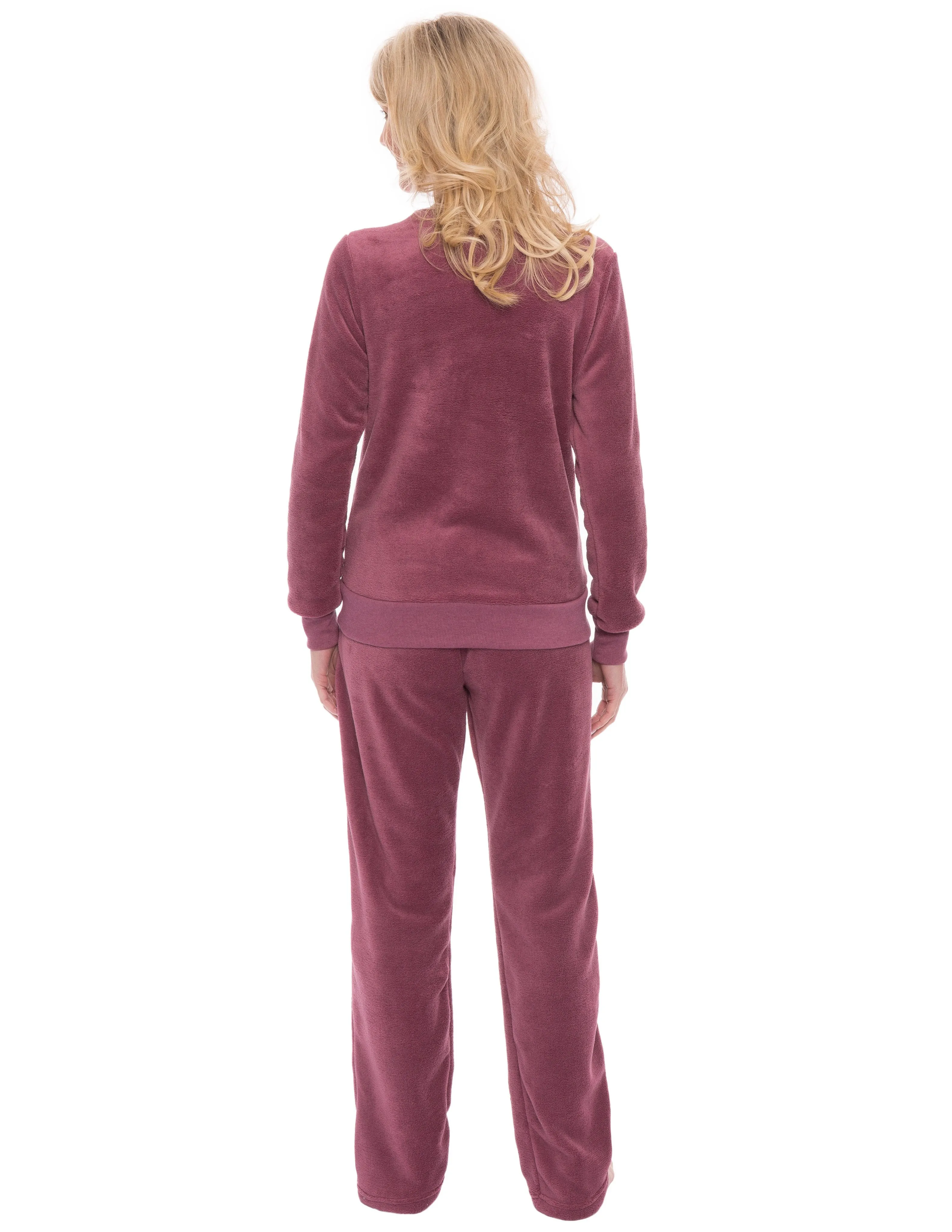 Womens Coral Fleece Lounge Set