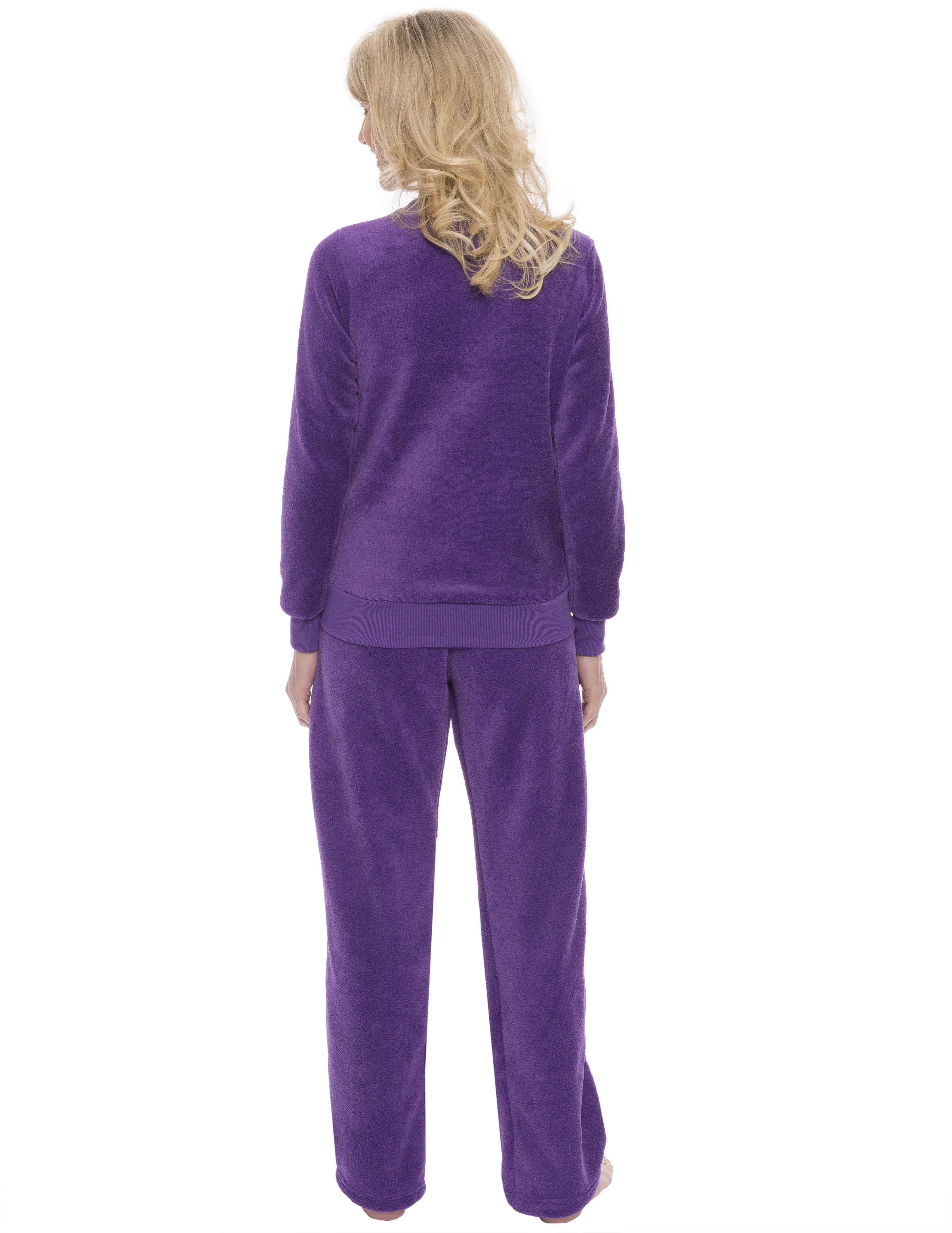 Womens Coral Fleece Lounge Set