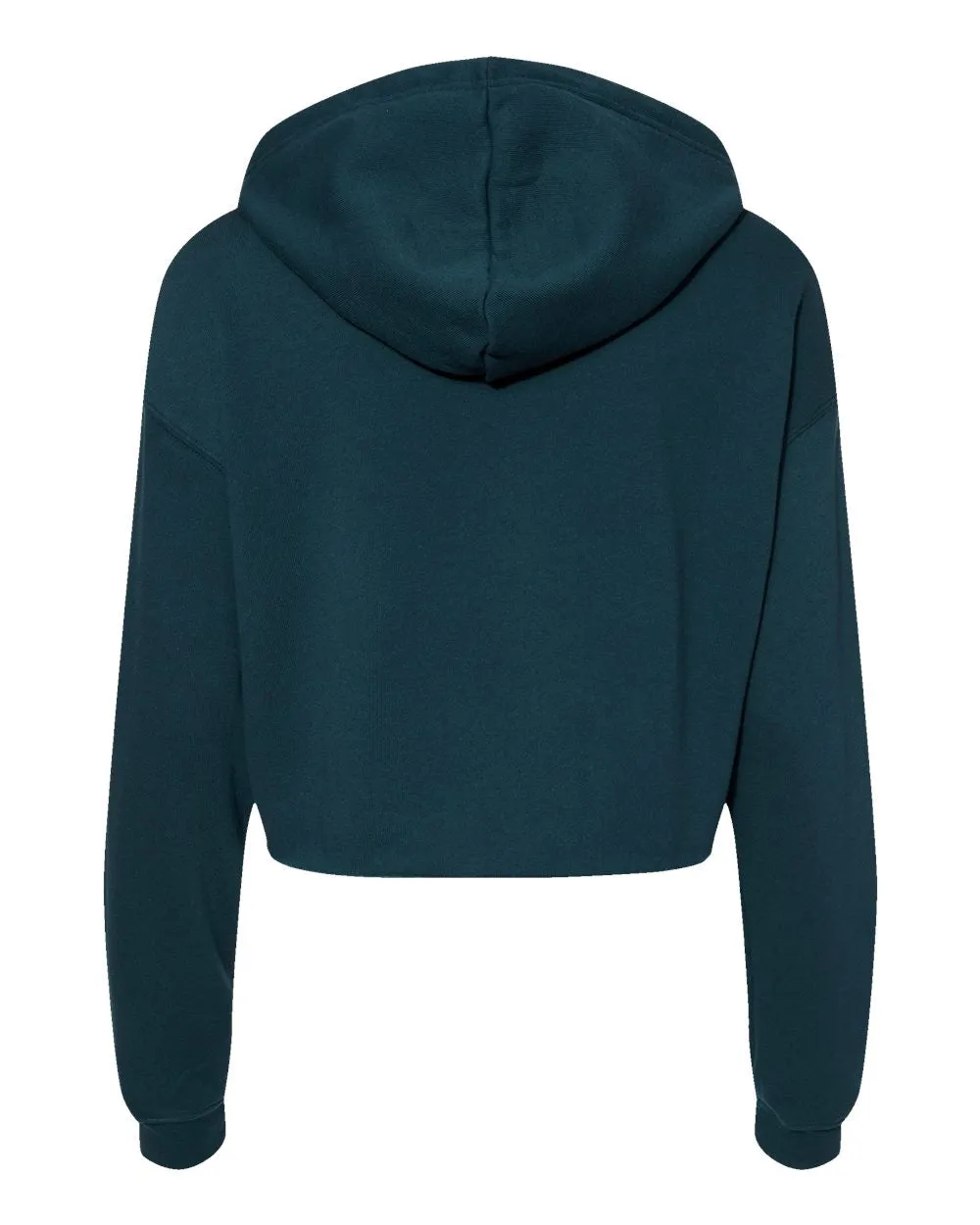 Women's Cropped Fleece Hoodie - Atlantic